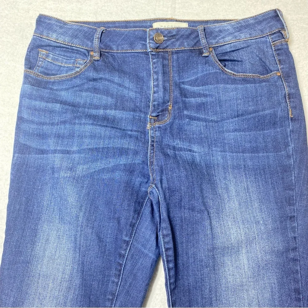 PACSUN Jeans Women's 29L Blue Mid Rise Skinniest Whiskering Stretch Casual Denim - Picture 3 of 13